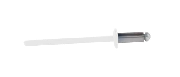 Alu åbne nitter 3,2x8mm RAL9010