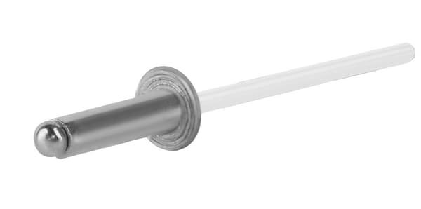 Alu åbne nitter 3,2x8mm RAL9010