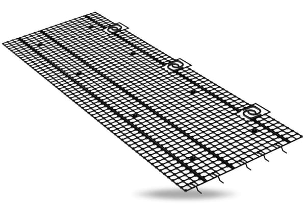 Ränngaller 175 mm x 600 mm RAL 9005, 5 st