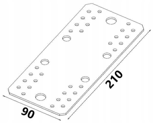 Fladt stik ŁP6 210x90x2,5 (1)