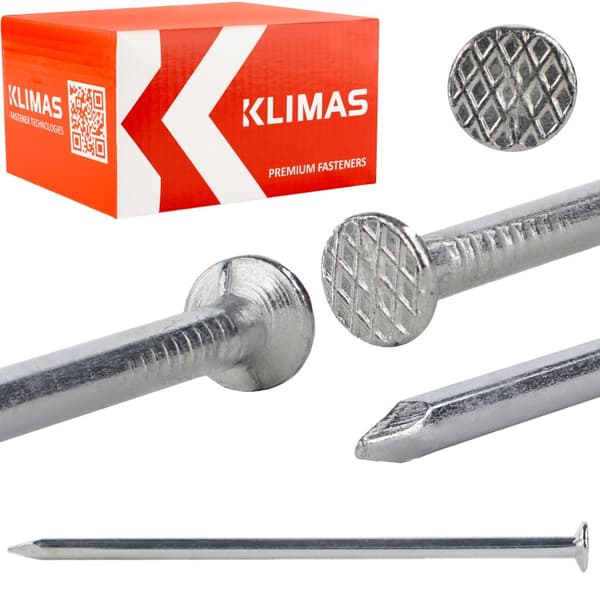 Galvaniserede byggesøm 4,6 x 125 (5 kg)