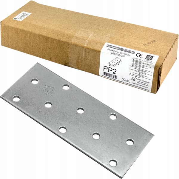 Perforerad platta PP02 40x100x2,0 (1)