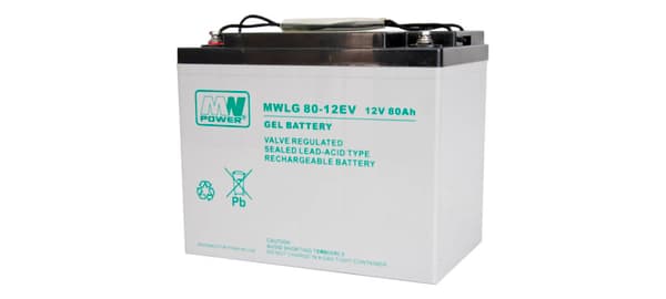 MWLG 80-12EV batteri (12V-80Ah, GEL-PVC)