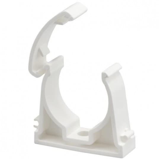 Lukket rørholder 22mm hvid UZ 22 10184 /100stk/