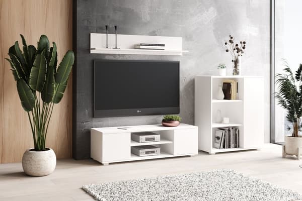 Hylde hvid 100 cm - hvid