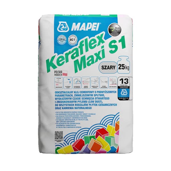 Mapei Keraflex MAXI S1 grå kakellimbruk 25kg