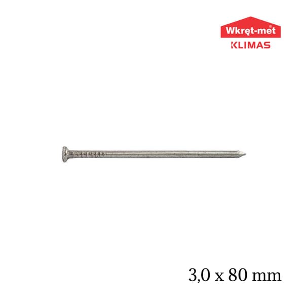KONSTRUKTIONSSØM GB 3,0x80 SORT 5kg