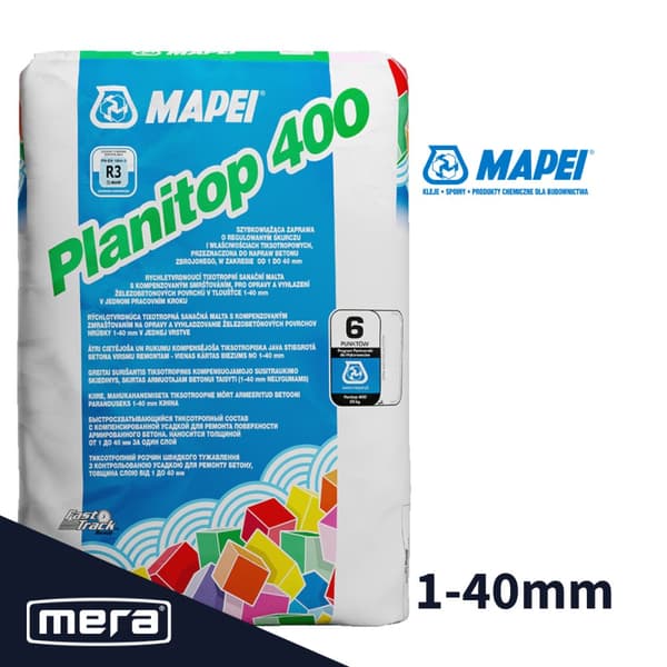 Mapei Planitop 400 murbruk för ytreparationer 25kg