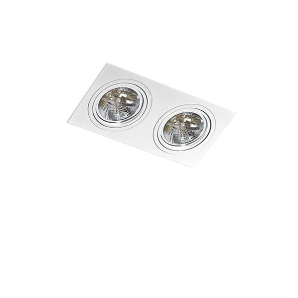 Siro 2 White Recessed Light AZzardo