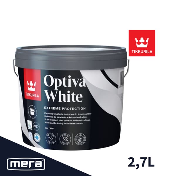 Tikkurila optiva vit 2,7l