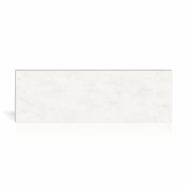 Vægflise mat 40x120 ensfarvet hvid
