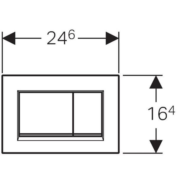 GEBERIT SIGMA 30 KNAPP