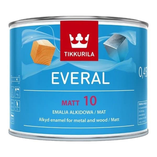 TIKK EVERAL AQUA MATT 10 (A) 2,7 L