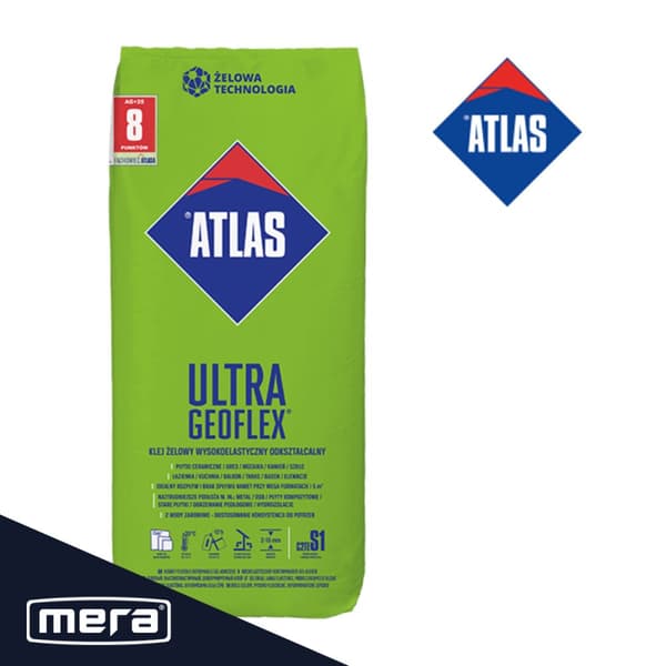 Atlas Geoflex Ultra geeliliima 2-15 mm, erittäin elastinen, muotoutuva 25 kg