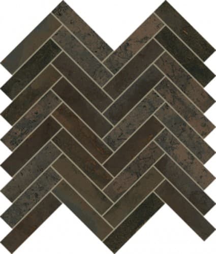 Keramisk mosaik Ibero Magnetico Kobber 28,1x28,1 brun