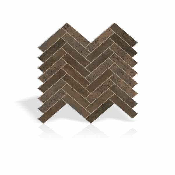 Keramisk mosaik Ibero Magnetico Kobber 28,1x28,1 brun