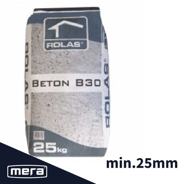 Betoni B30 Rolas Rakeistus: max.8 mm 25 kg
