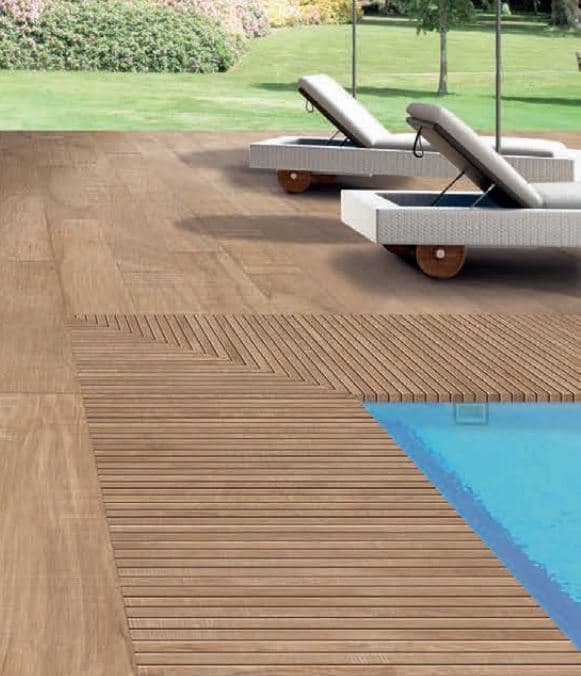 Ibero Artwood Ribbon Naturligt väggkakel matt 60x120 3D brun