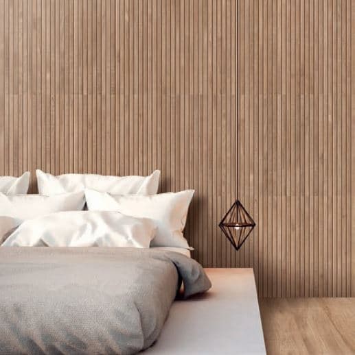 Ibero Artwood Ribbon Naturligt väggkakel matt 60x120 3D brun