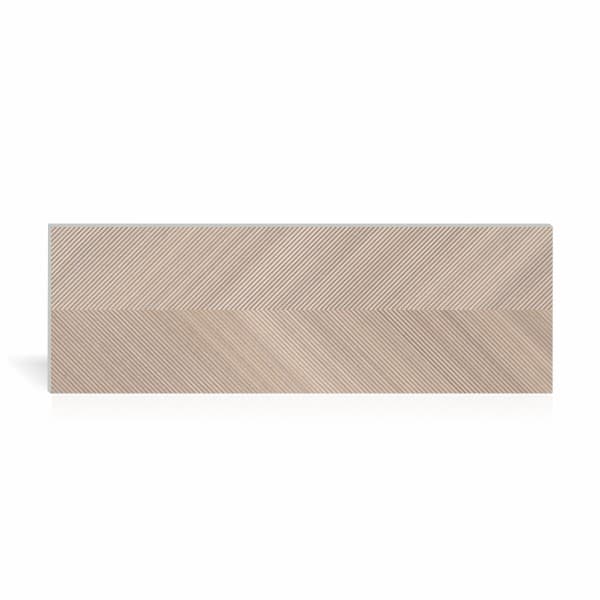 Saloni Vector Crema-Miel vægflise mat 40x120 trælignende brun