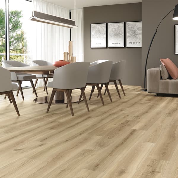 Væg- og gulvflise mat 20x120 8,6 mm trælignende brun