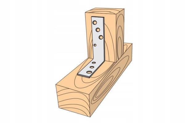 Skrue-met strålevinkel 100x75x30 1 stk.