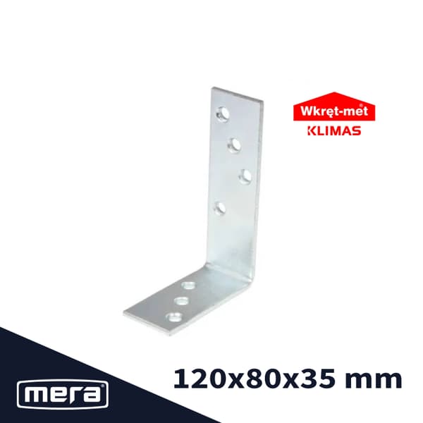 Ruuvattava palkkikulma 120x80x35 1 kpl.
