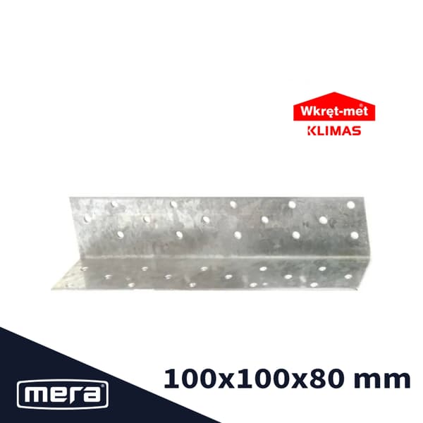 Ruuvattava levykulma 100x100x80 1 kpl.
