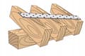 Miniatyrbild 4 av 5: Skruvmätt platt kontakt 40x120 1 st.