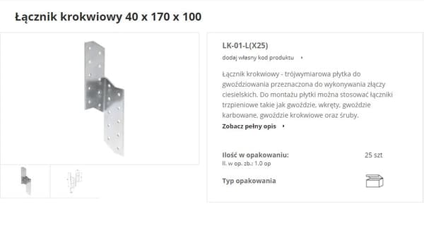Katkosliitin 40 x 170 x 100