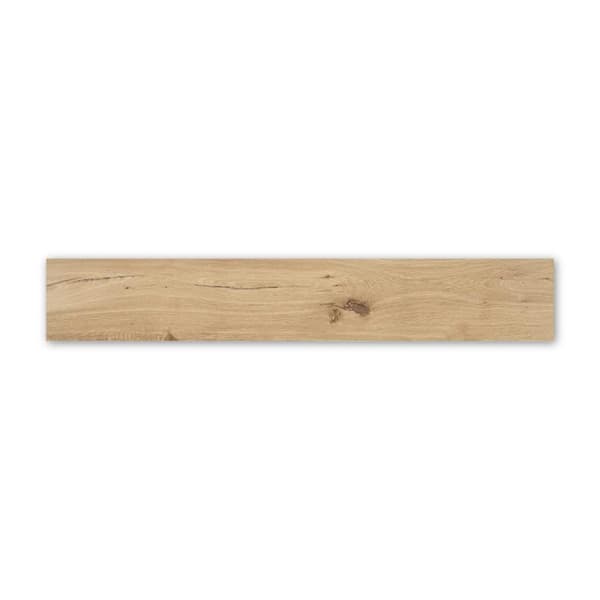 Vägg- och golvkakel matt 19,5x120 8,7mm träliknande brun