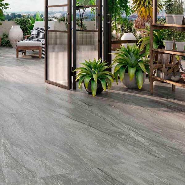Roca Marble Platinum Gris væg- og gulvfliseglans 60x120 imiteret marmorgrå