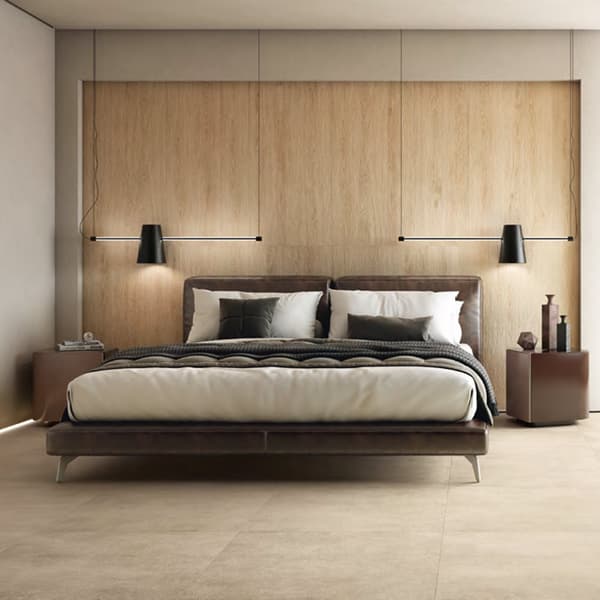 Novabell Open Beige vägg- och golvkakel matt 60x60 9,5mm betongimitation beige