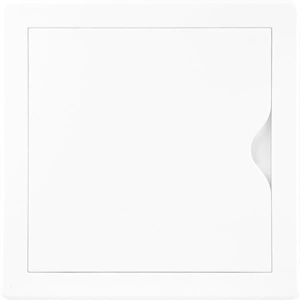 INSPEKTIONSDØR PLAST 20X20 HVID 200x200