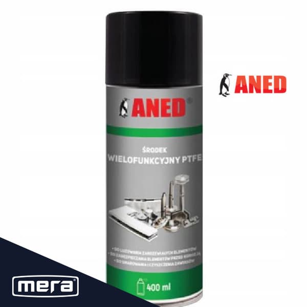 Monitoiminen PTFE-spray huoltoon ja korjaukseen 400ml Aned