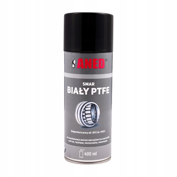 Hvid PTFE fedtspray 400ml Aned