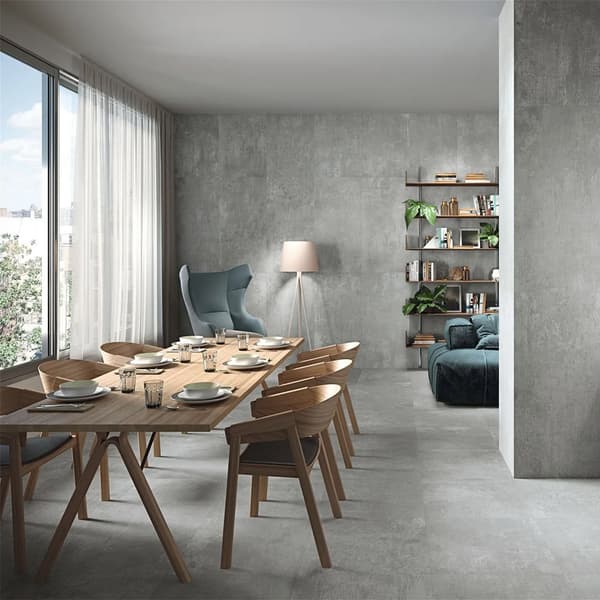 Væg- og gulvflise lappato 60x120 10mm beton imiteret grå