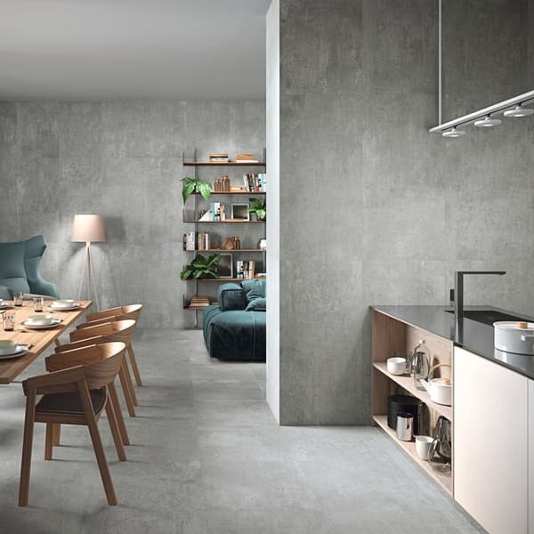 Væg- og gulvflise lappato 60x120 10mm beton imiteret grå