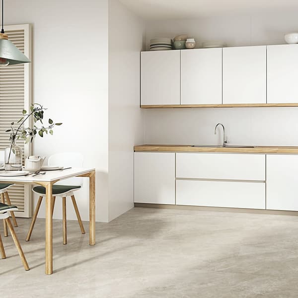 Væg- og gulvfliser mat 60x120 ensfarvet hvid