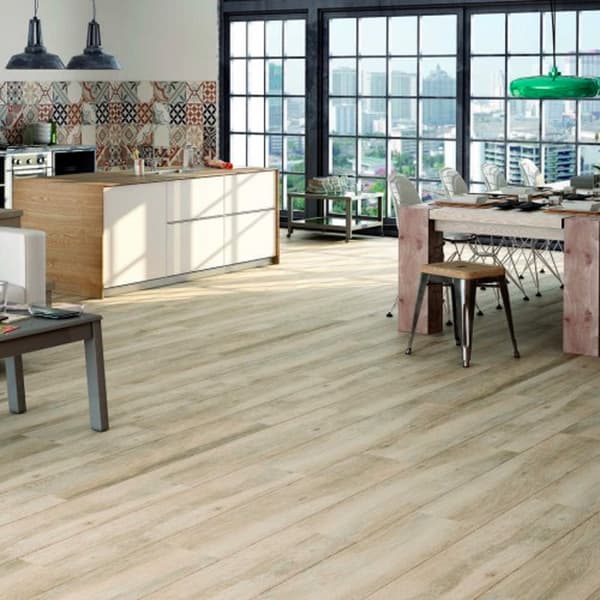 Halcon Atelier Beige væg- og gulvflise mat 23,3x120 8,7mm trælignende brun