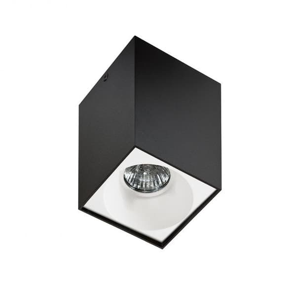 Hugo 1 Azzardo påbygningsloftslampe, sort