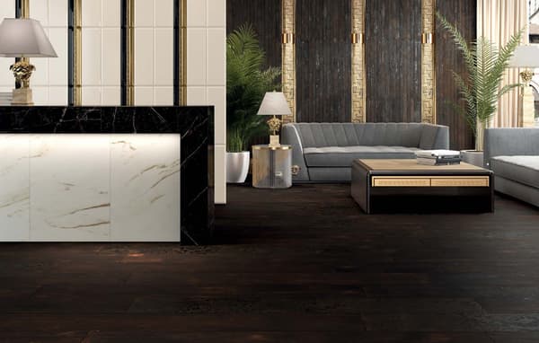Versace Eterno Carbon PATCHWORK laatta 26,5x180 10mm puumainen musta