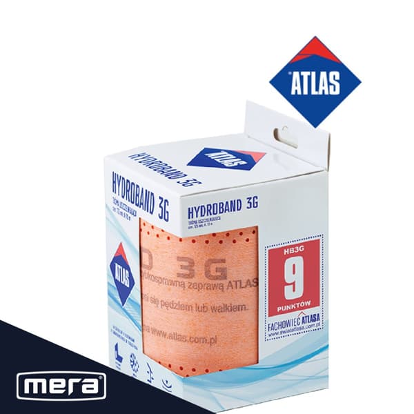 Atlas Hydroband 3G tätningstejp 125mm /10m