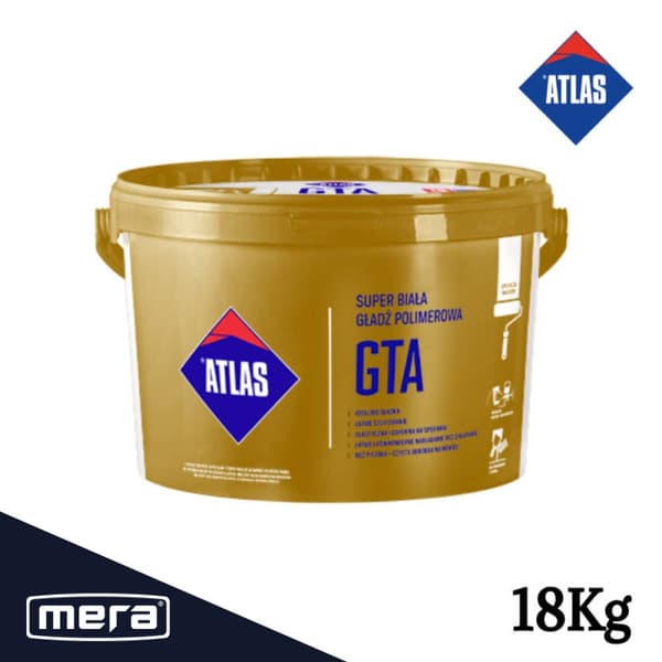 ATLAS GTA SUPER WHITE POLYMER PLATTA 18kg