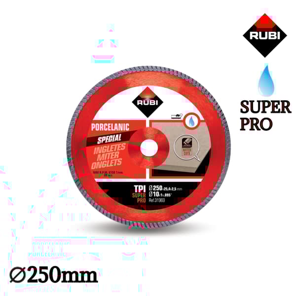 RUBI TPI timanttiterä 250mm 31969