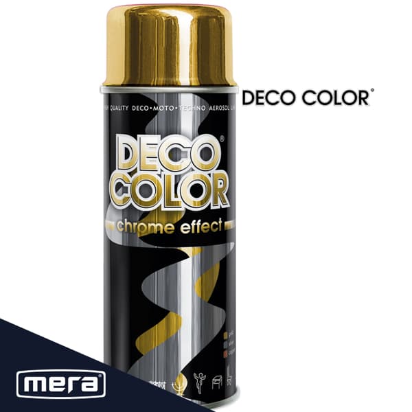Spray Deco Color kromeffekt guld 400ml