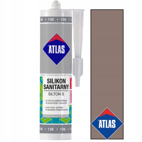 ATL SILIKON 123 ljusbrun 280ml