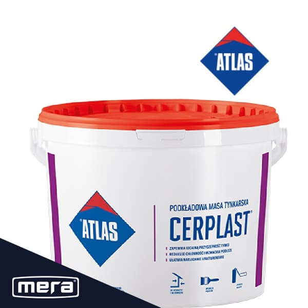 Atlas Cerplast basgips 25kg vit