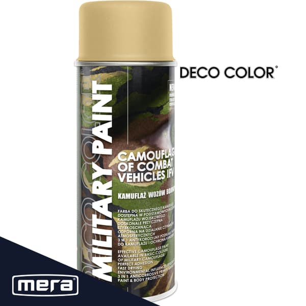 Spray Deco Color MILITÆR MALING RAL1001 sand khaki 400ml 281001