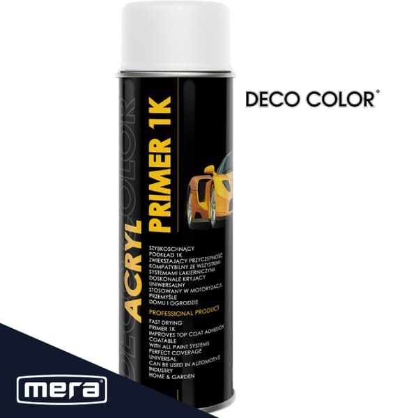 Spray Deco Color akryl primer 1k vit baslack 500ml 20550